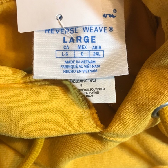 Champion EXCL LIM ED REVERSE WEAVE L Gold PRICE FIRM NO OFFERS NO DISCOUNTS - Picture 4 of 11